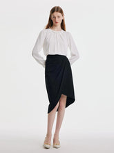 Knitted Ruched Hem Skirt